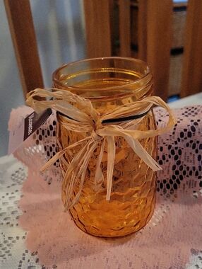 Gold Flower Jar